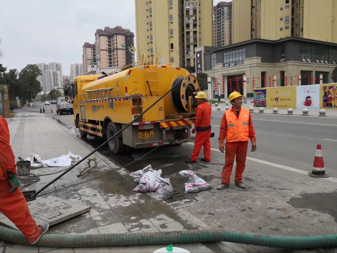 汝南排污管道清淤-管道清洗